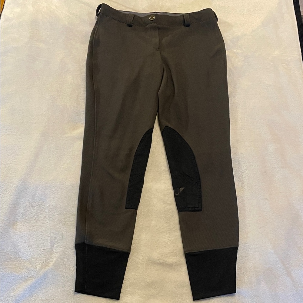 Women’s Beige and Black Riding Breeches